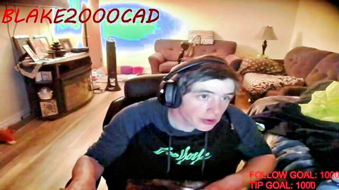 Blake2000cad webcam tease in hoodie, wild leather tranny cum goal