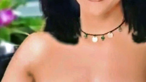 Kajol topless smiling at party with beaded necklace
