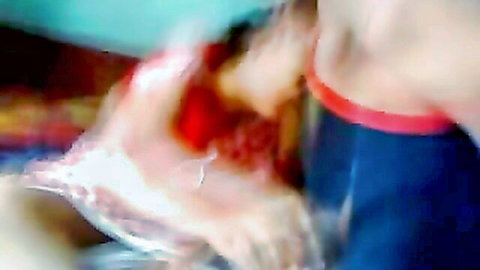 Blurry close-up of Indian couple in intimate hardcore bedroom sex
