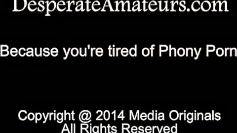 DesperateAmateurs.com promo banner tired of phony porn real amateur sex videos