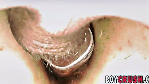 Gabe Crawford and Jackson Miller twink anal breeding close-up