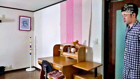 Japanese little sister room setup with brother in pajamas JUFE-181 big tits seduction