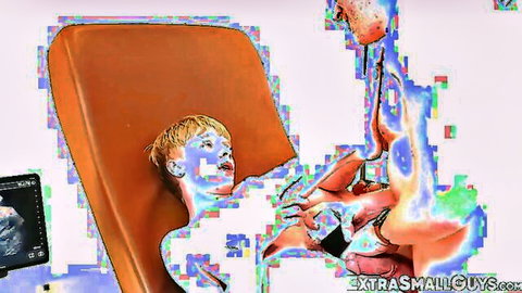 Caleb Anthony twink in steamy medical exam with Dr Wolf, amateur gay anal
