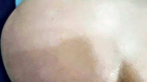 Horny Arab wife deep anal gape, sexy ass spread wide