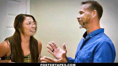 Christie Stevens as stepdaughter tutored by Dakota Knight, Foster Tapes