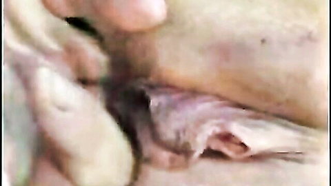 Christine Young outdoor cunnilingus close-up, explicit pussy licking