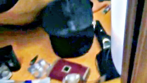 Blurry thumbnail of Italian couple setup for fast sex by mirror