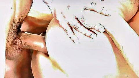 Caleb Moreton big dick ripping tight anus in intense gay anal scene