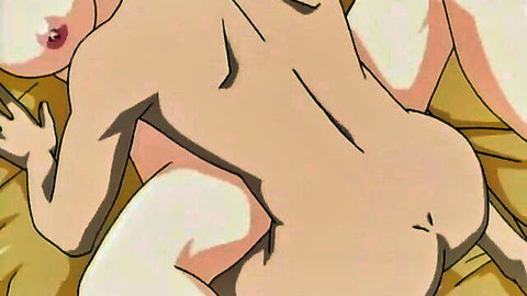 Nude anime girl with short hair bent over doggystyle exposing pink pussy and round ass