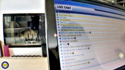 India Summer and Manuel Ferrara in live MILF chat action