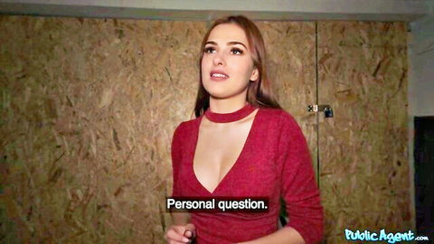 Mina Von D surprised by personal question in red top POV pickup