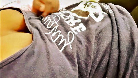 Indian maid exposing nude booty and curves in casual t-shirt