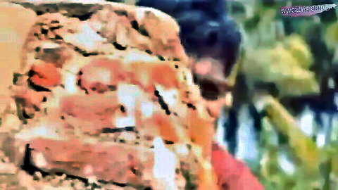 Hot Desi Indian GF showing deep cleavage in forest, Tamil blue film