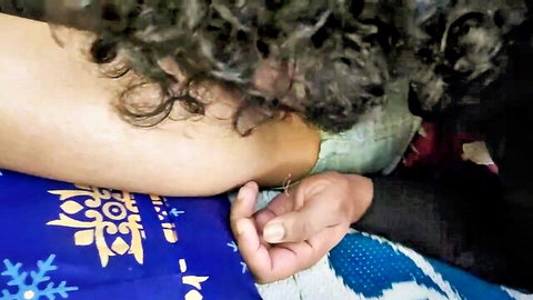 Vaishnavi tied with hands, saree slipping off her curvy body