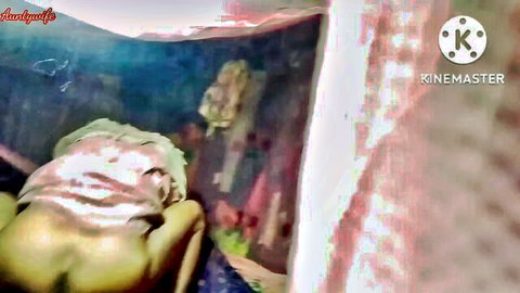Hot Desi bhabhi nude from behind, curvaceous ass ready to fuck
