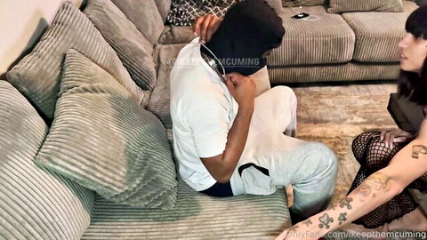Ikeepthemcuming hard doggystyle pounding by black guy