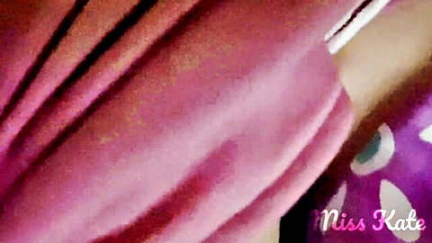 Miss Kate, 20yo Pinay in sexy pink dress, teasing for family driver