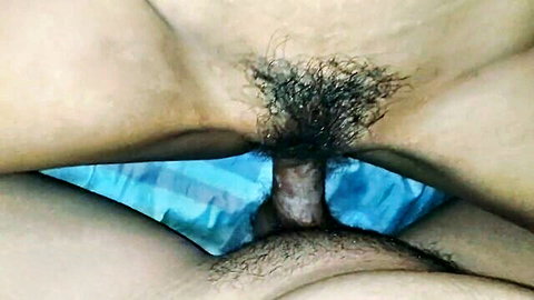 Amateur Filipino guy solo cumshot close-up with erect penis and pubic hair