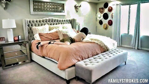 Olive Glass big butt teen in doggy style bedroom sex scene