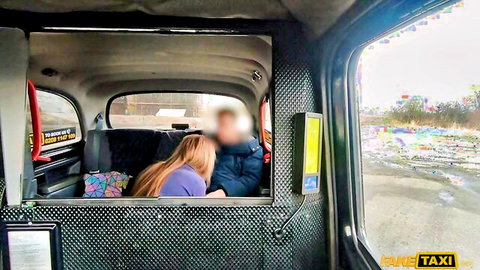 Tina Princess gets fucked moaning in taxi by driver