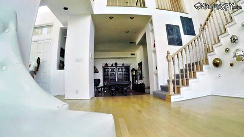 Nanny enters luxurious home in Tiger Mom Strikes: Nanny Fucks The Wrong Husband