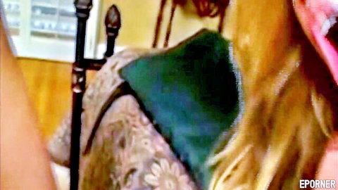Blonde hooker with open mouth in hot 42nd Street blowjob scene