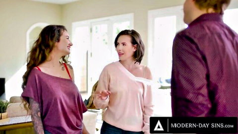 Arabelle Raphael and Casey Calvert in secret lesbian affair with ex, part 1