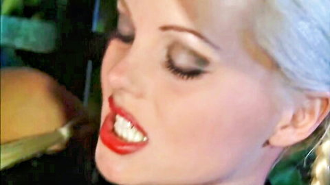 Silvia Saint seductive blonde close-up in interracial porn scene
