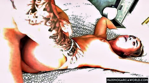 Beautiful British blonde Lily Phillips nude squirting orgasm