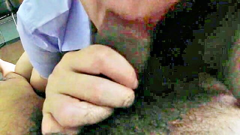 Thai amateur blowjob with cum in mouth and cleanup licking