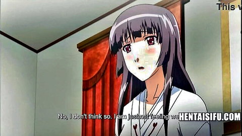 Anime virgin princess with long black hair in white yukata, surprised expression