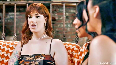 Siri Dahl, Ember Fiera & Avery Lust in seductive Transfixed threesome preview