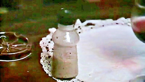 Vintage 1973 High School Fantasies porn thumbnail with milk bottle table setup