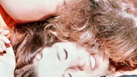 Vintage 1970s couple nude embrace in antique porno 'Tiny Sisters'
