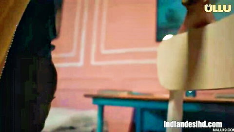 Seductive Indian ex-wife in teasing pose from ULLU adult web series
