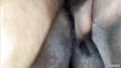 Black BBW amateur close-up of wet pussy penetration