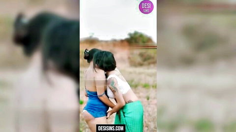 Reshmi Nair outdoor lesbian tease with big ass, desi women in short dresses