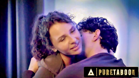 Liz Jordan and Seth Gamble in intimate Mormon taboo embrace, Pure Taboo