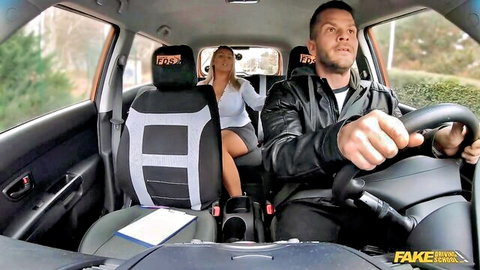 Crystal Swift big tits blonde drilled deep in car