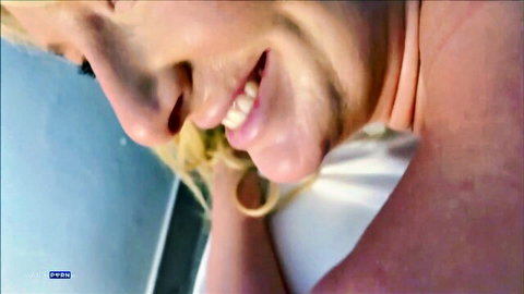 Sophia Isabella smiling close-up in white top, late night vibe