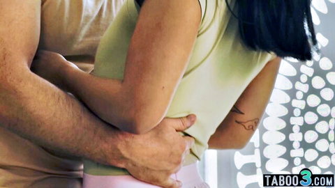 Kimmy Kimm asian hottie in intimate embrace with man from behind