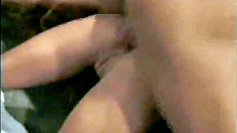 Blonde woman's throat gripped hard by arms during rough intense facefuck