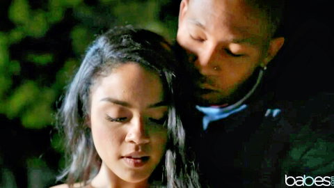 Maya Bijou intimately embraced by partner in taboo brother-sister scene