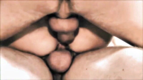 Close-up of spread wet pussy with cum, explicit Skankery action