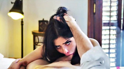 Maria Wars dark hair teen with perky tits in intense sex