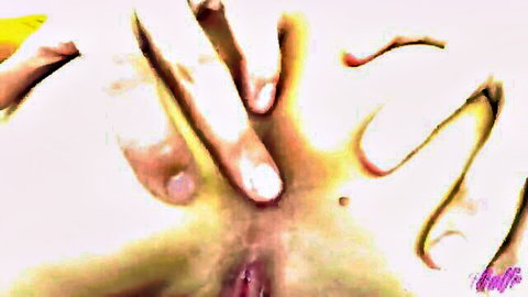 Amateur Nikki Wolfe POV wake-up sex close-up of intimate touching