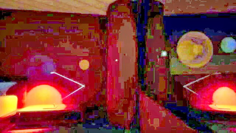 Abstract red-lit artistic scene from The Darklady Adventures SPECIAL by SP-ArtStudio