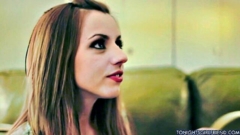 Lexi Belle seductive profile in hot girlfriend video