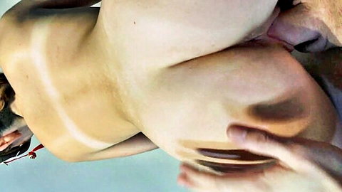 Hot curvy girlfriend's big ass filled with cum in POV anal finish