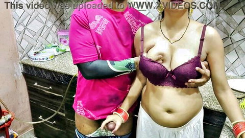 Desisaarabhabhi desi bhabhi groped by devar in kitchen, big tits exposed